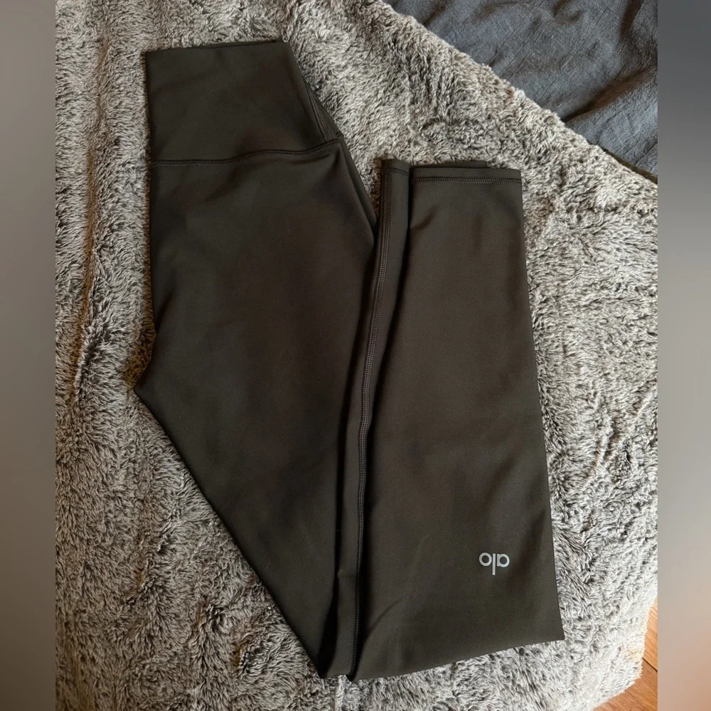 Alo High Waist Airlift Legging Espresso Small - Picture 2 of 5